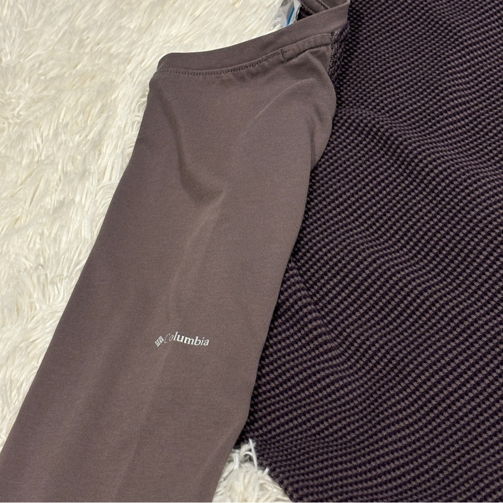 Columbia Womens Thermal Waffle Knit Long Sleeve pullover Shirt Size XL - Picture 9 of 11